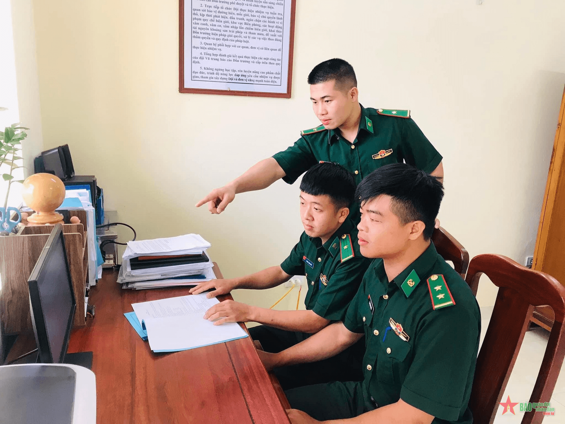 Khát vọng cống hiến cho biên cương của chàng sĩ quan trẻ