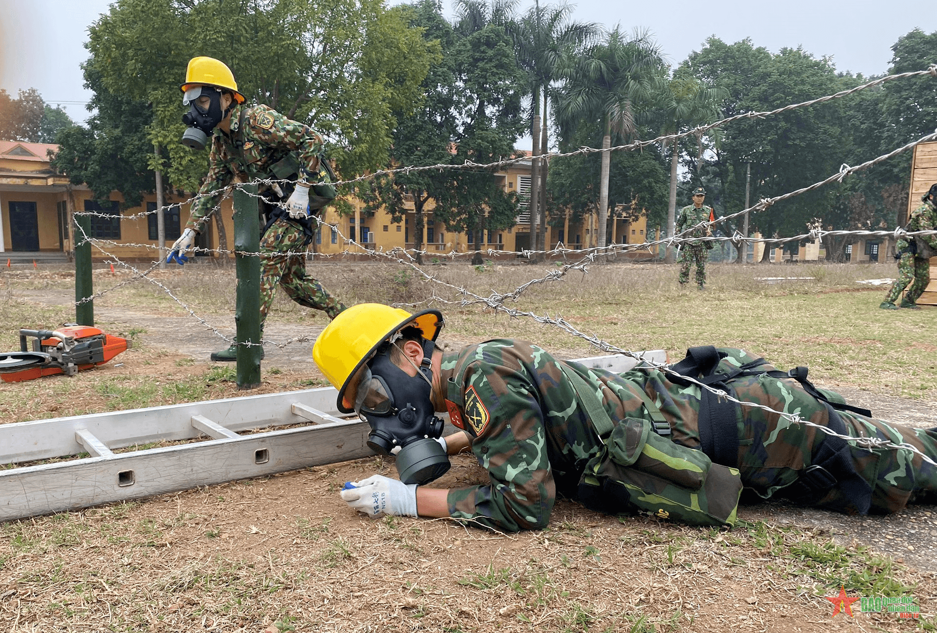 "Sức nóng" ở thao trường Lữ đoàn Công binh 543 (Quân khu 2)