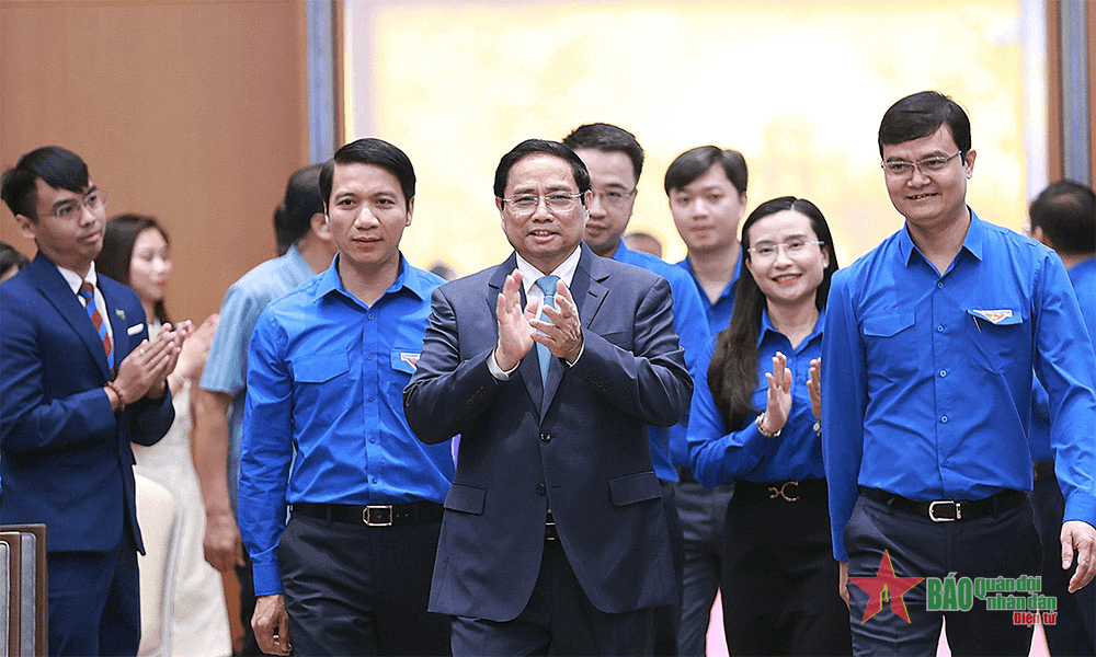 Thủ tướng Chính phủ Phạm Minh Chính đối thoại với thanh niên Việt Nam