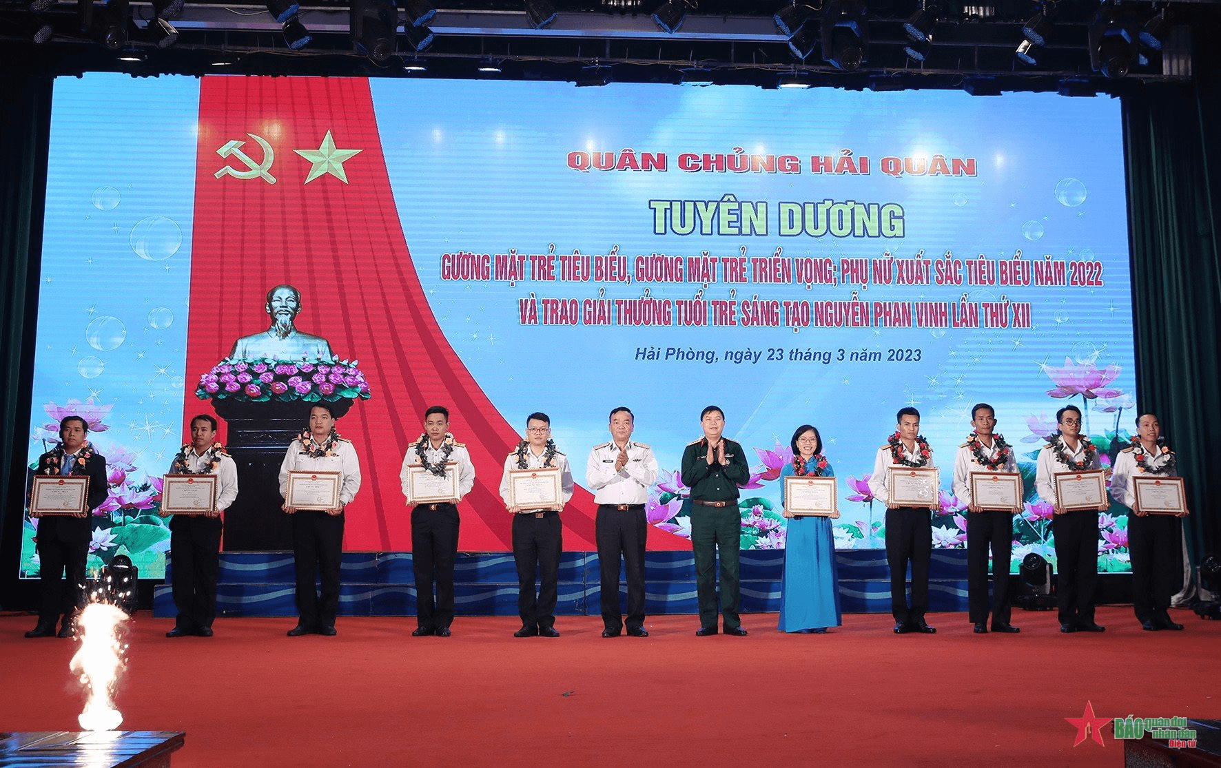 Quân chủng Hải quân vinh danh tài năng trẻ và phụ nữ xuất sắc tiêu biểu