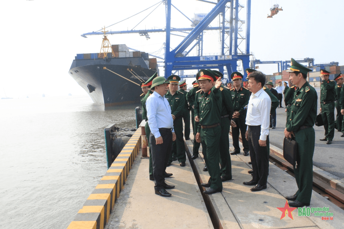Khảo sát địa điểm diễn tập phòng thủ dân sự TP Hải Phòng