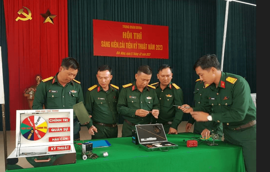 Tiểu đoàn có nhiều sáng kiến của cán bộ trẻ