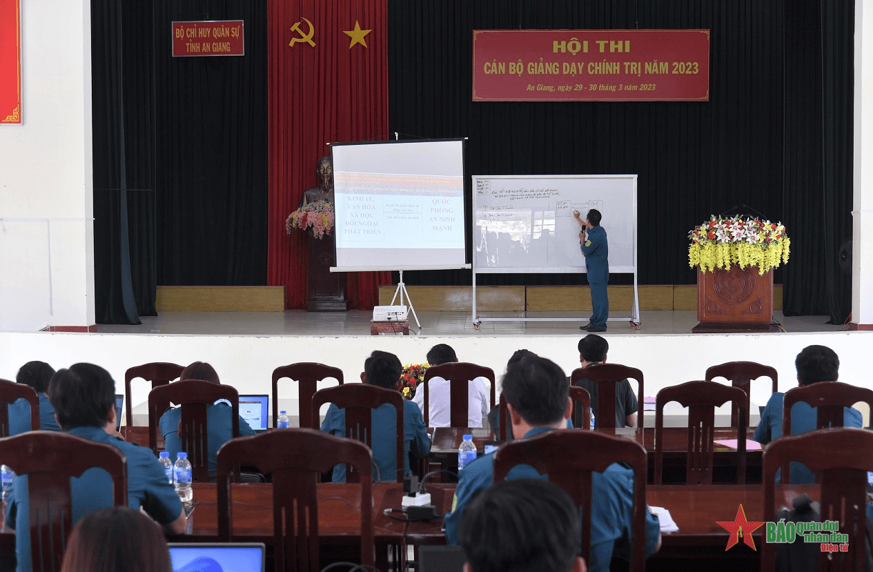 Bộ CHQS tỉnh An Giang: Nâng cao các kỹ năng trong công tác tuyên truyền miệng