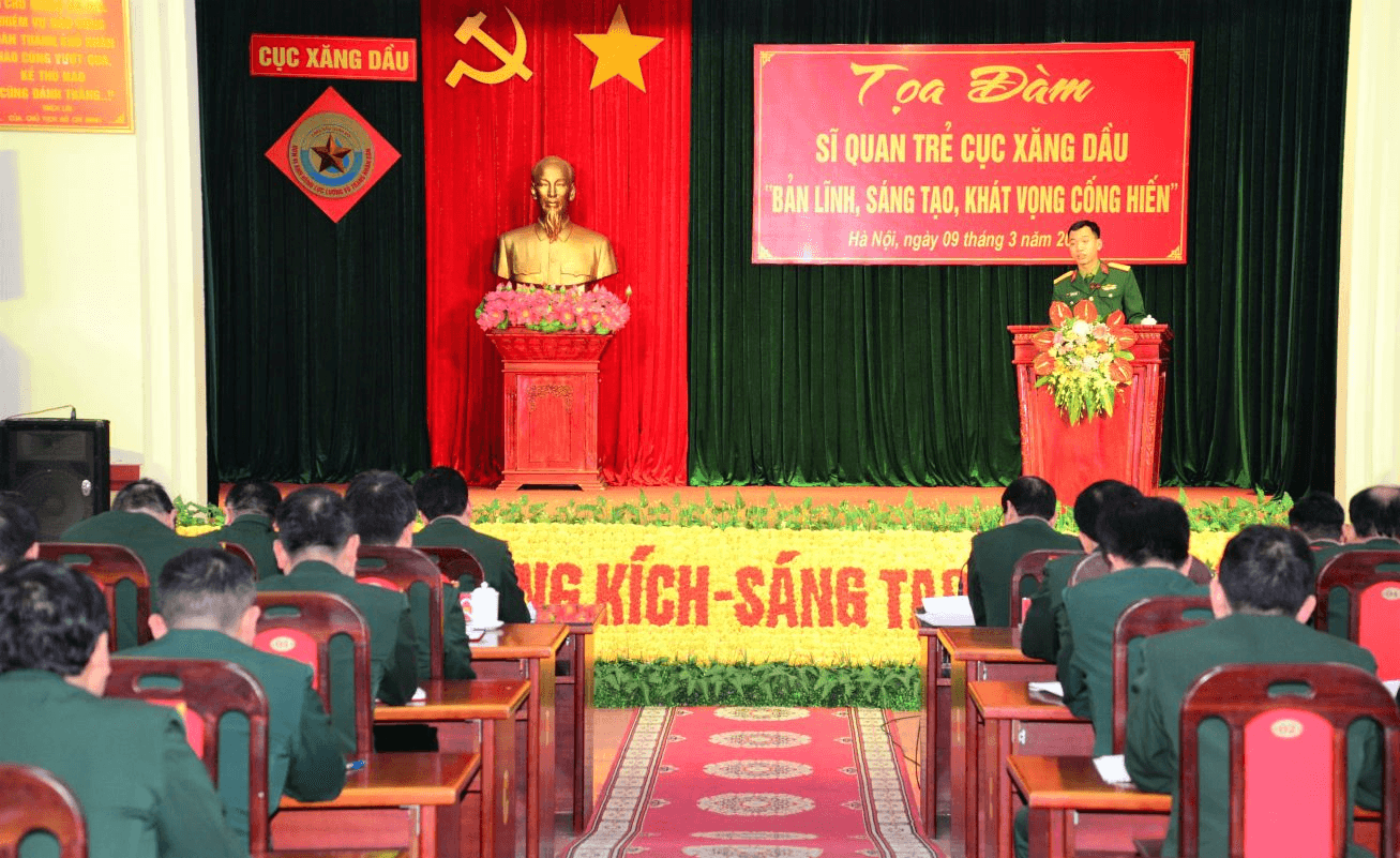 Bộ đội hậu cần làm theo lời Bác Hồ dạy: Nhiệt huyết sĩ quan trẻ Cục Xăng dầu