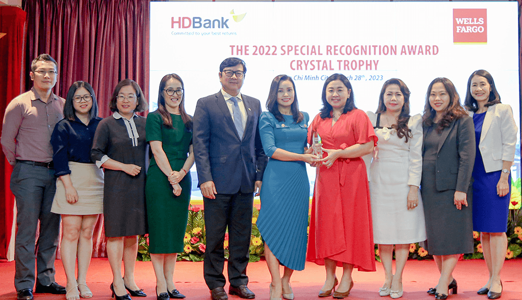 HDBank tiếp tục nhận giải thưởng chất lượng thanh toán quốc tế xuất sắc