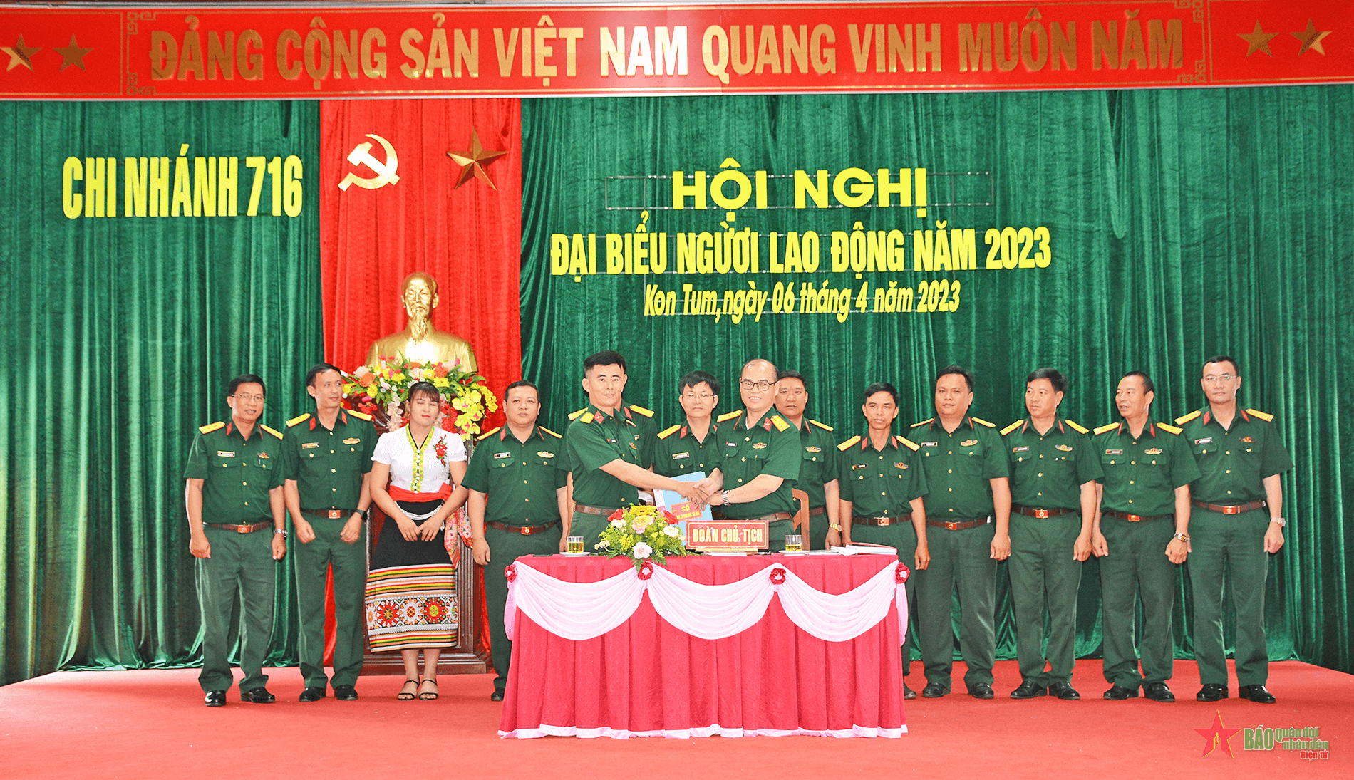 Chi nhánh 716 bảo đảm thu nhập bình quân cho người lao động hơn 9 triệu đồng/tháng