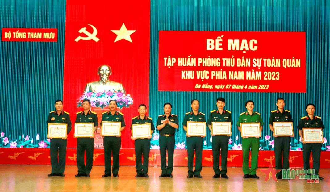Bộ Tổng Tham mưu: Bế mạc lớp tập huấn Phòng thủ dân sự toàn quân