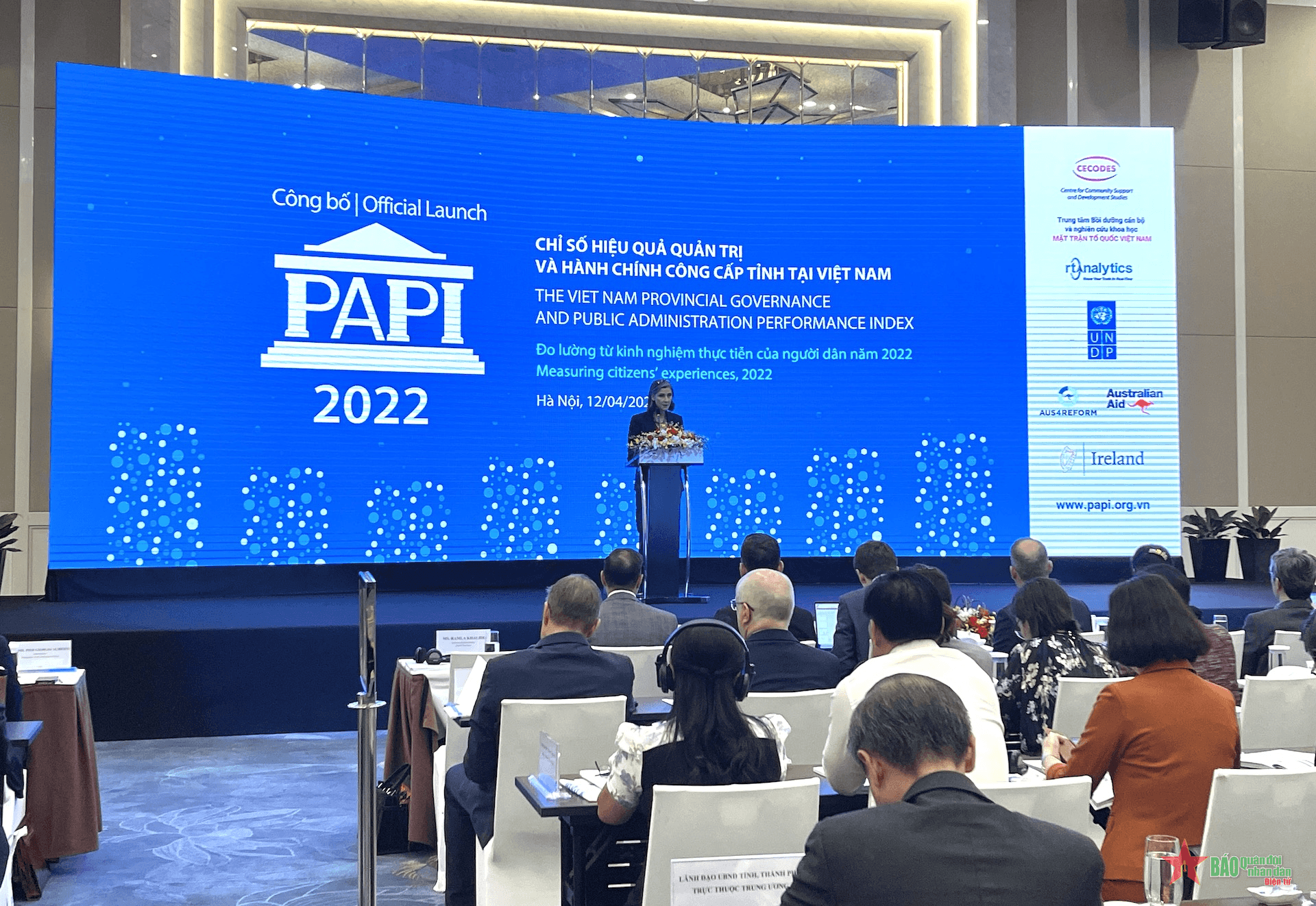 Quảng Ninh đứng đầu chỉ số PAPI năm 2022
