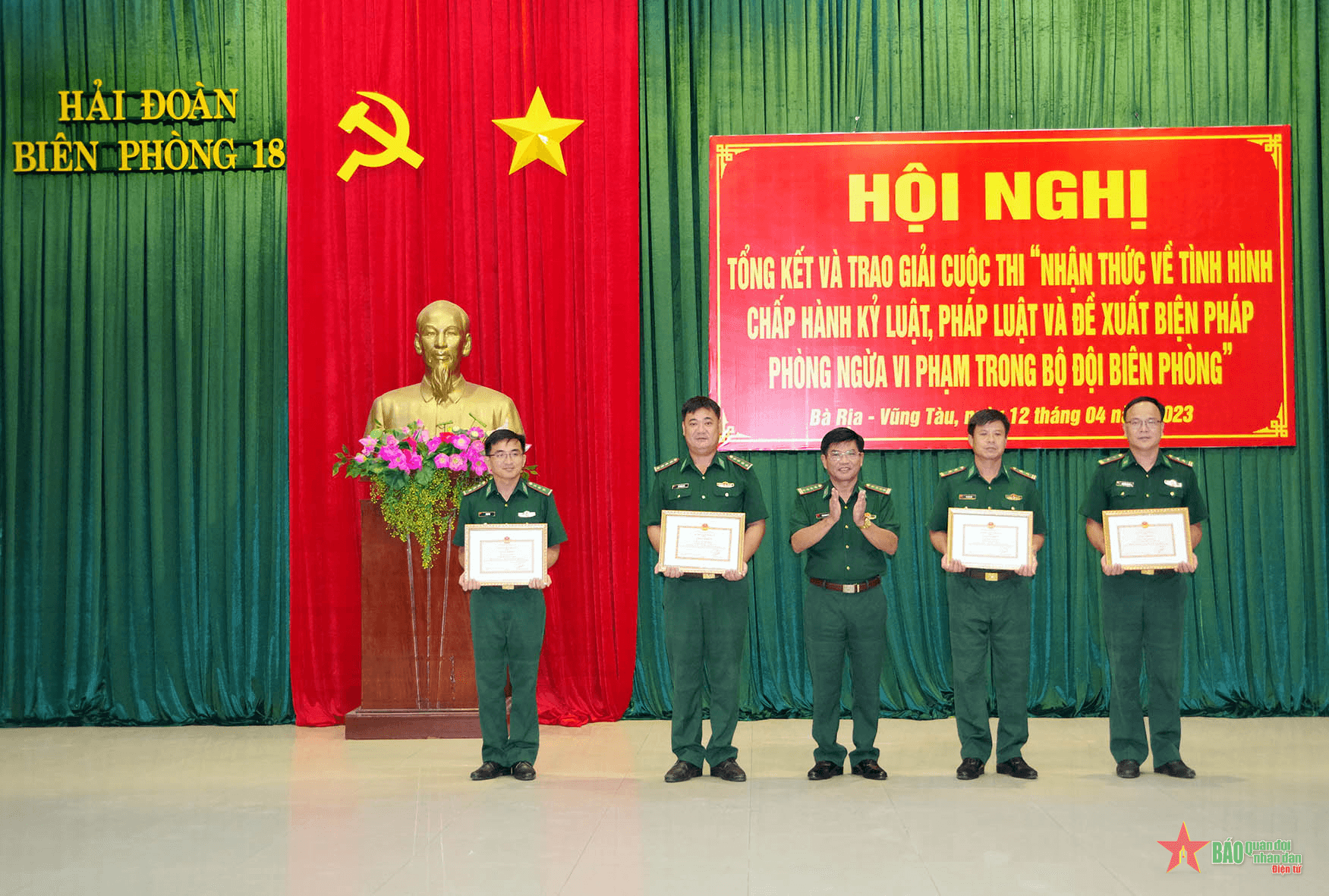 Hải đoàn Biên phòng 18: Nâng cao nhận thức về chấp hành kỷ luật, pháp luật cho cán bộ, chiến sĩ