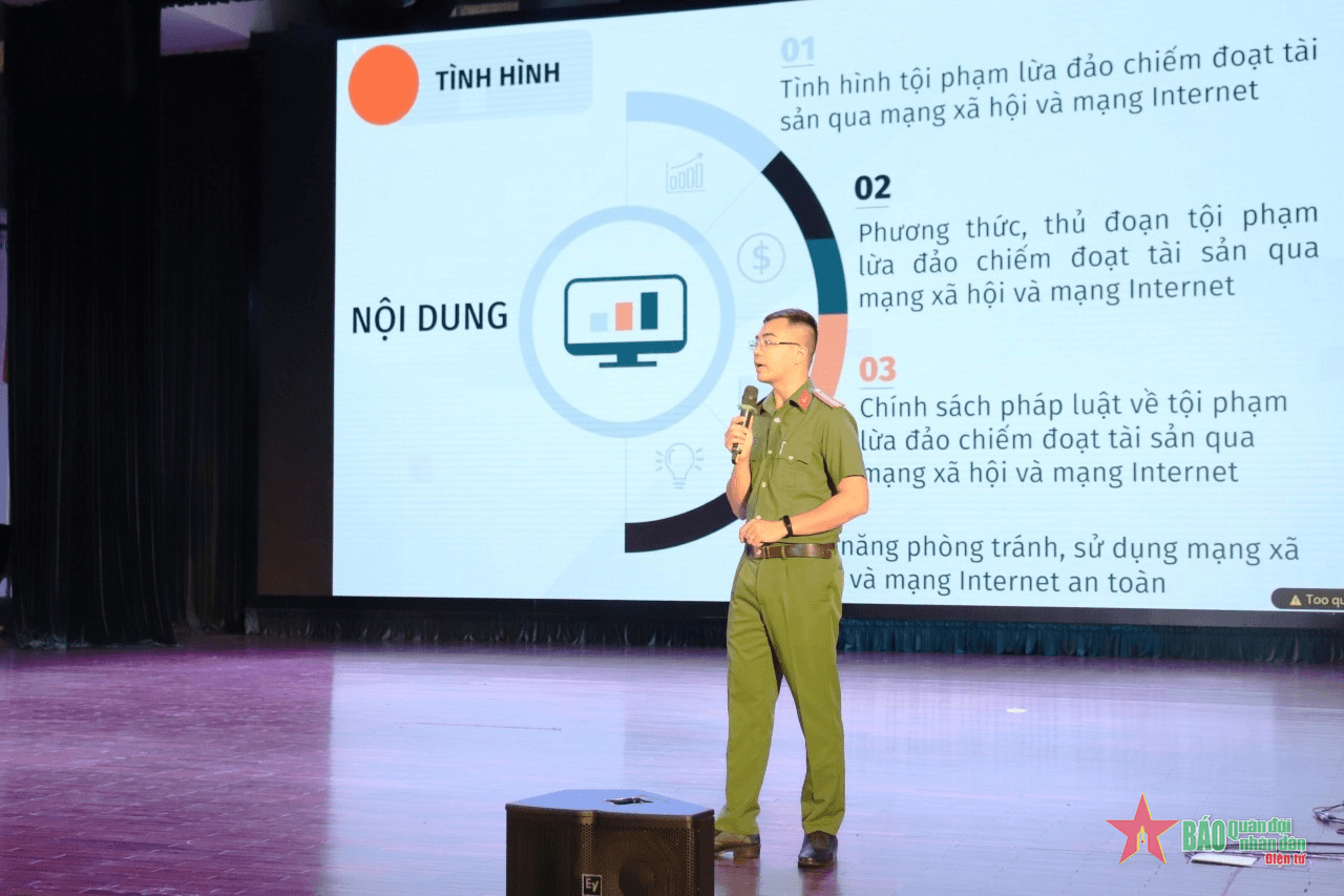 Trang bị kỹ năng phòng, chống lừa đảo qua mạng cho sinh viên