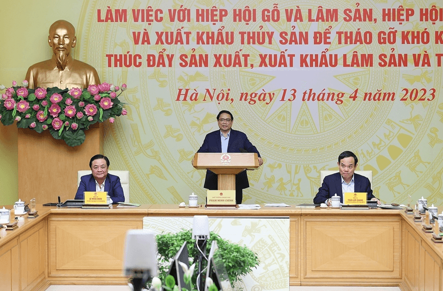 Thủ tướng Phạm Minh Chính: Nhận diện chính xác khó khăn của ngành lâm sản và thủy sản để tháo gỡ