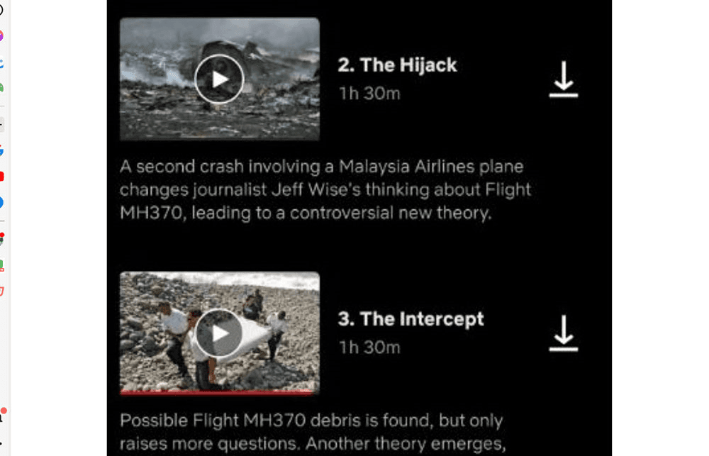 Netflix đã gỡ bỏ tập phim có nội dung sai trái, trong phim tài liệu “MH370: Chiếc máy bay mất tích”