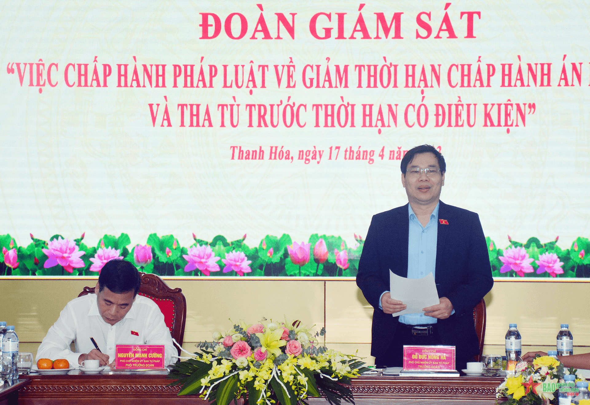 Giám sát công tác thực thi pháp luật về giảm án và tha tù trước thời hạn