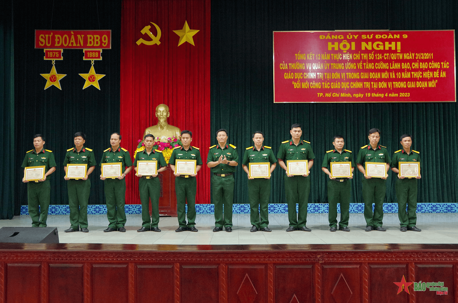Sư đoàn 9, Quân đoàn 4 không ngừng đổi mới, nâng cao chất lượng giáo dục chính trị