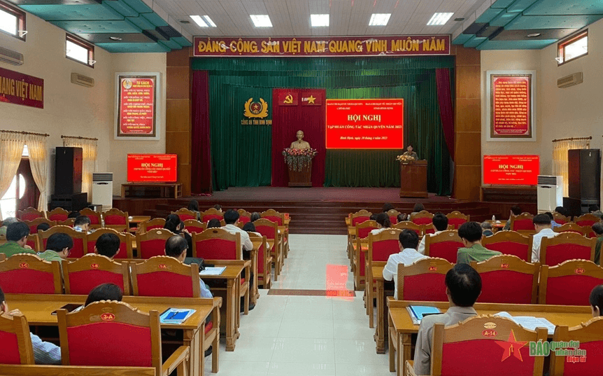 Bình Định tổ chức tập huấn công tác nhân quyền năm 2023