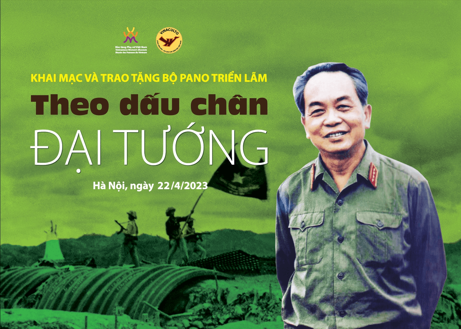 Triển lãm “Theo dấu chân Đại tướng”