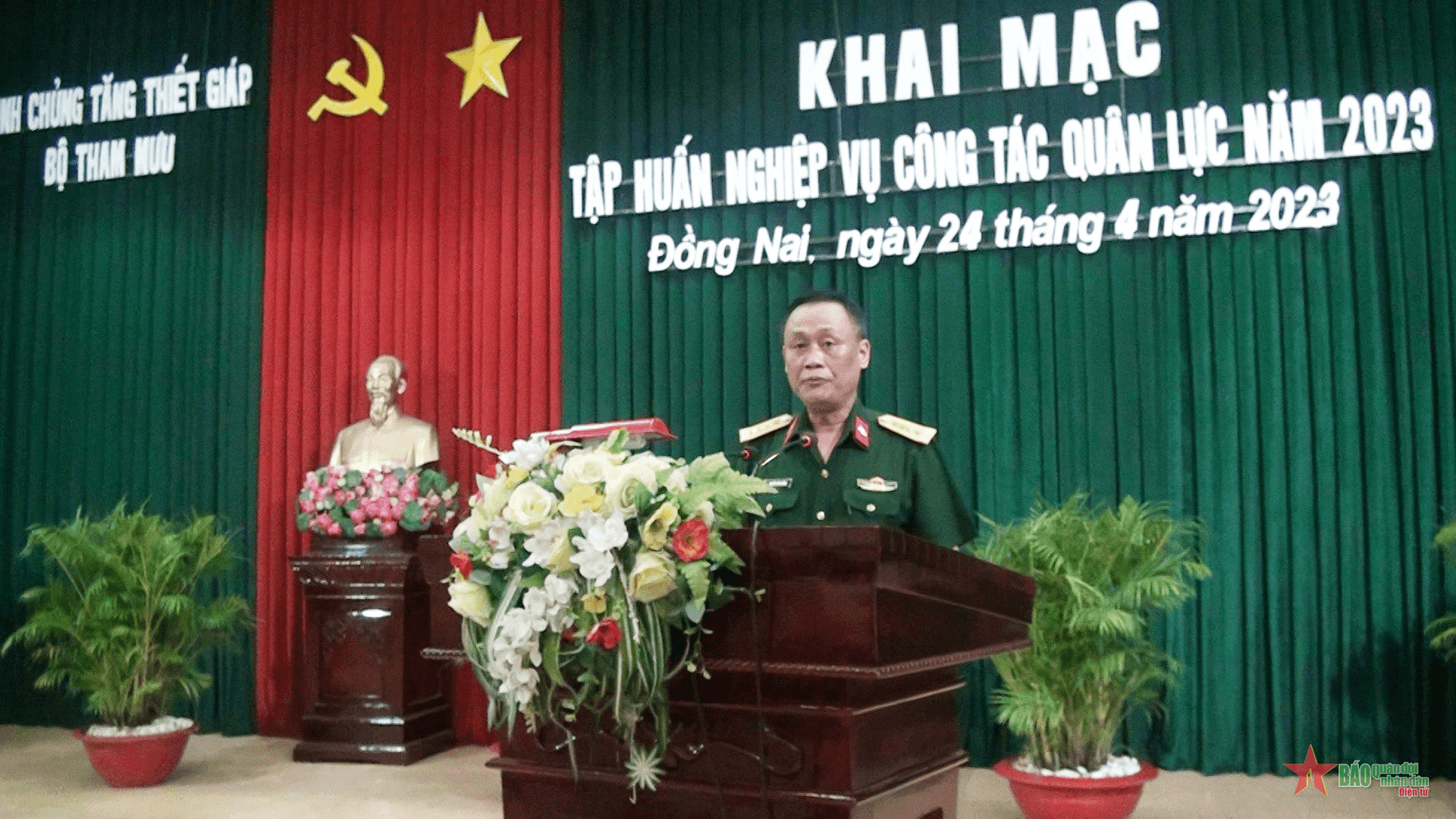 Binh chủng Tăng thiết giáp tập huấn nghiệp vụ công tác quân lực năm 2023