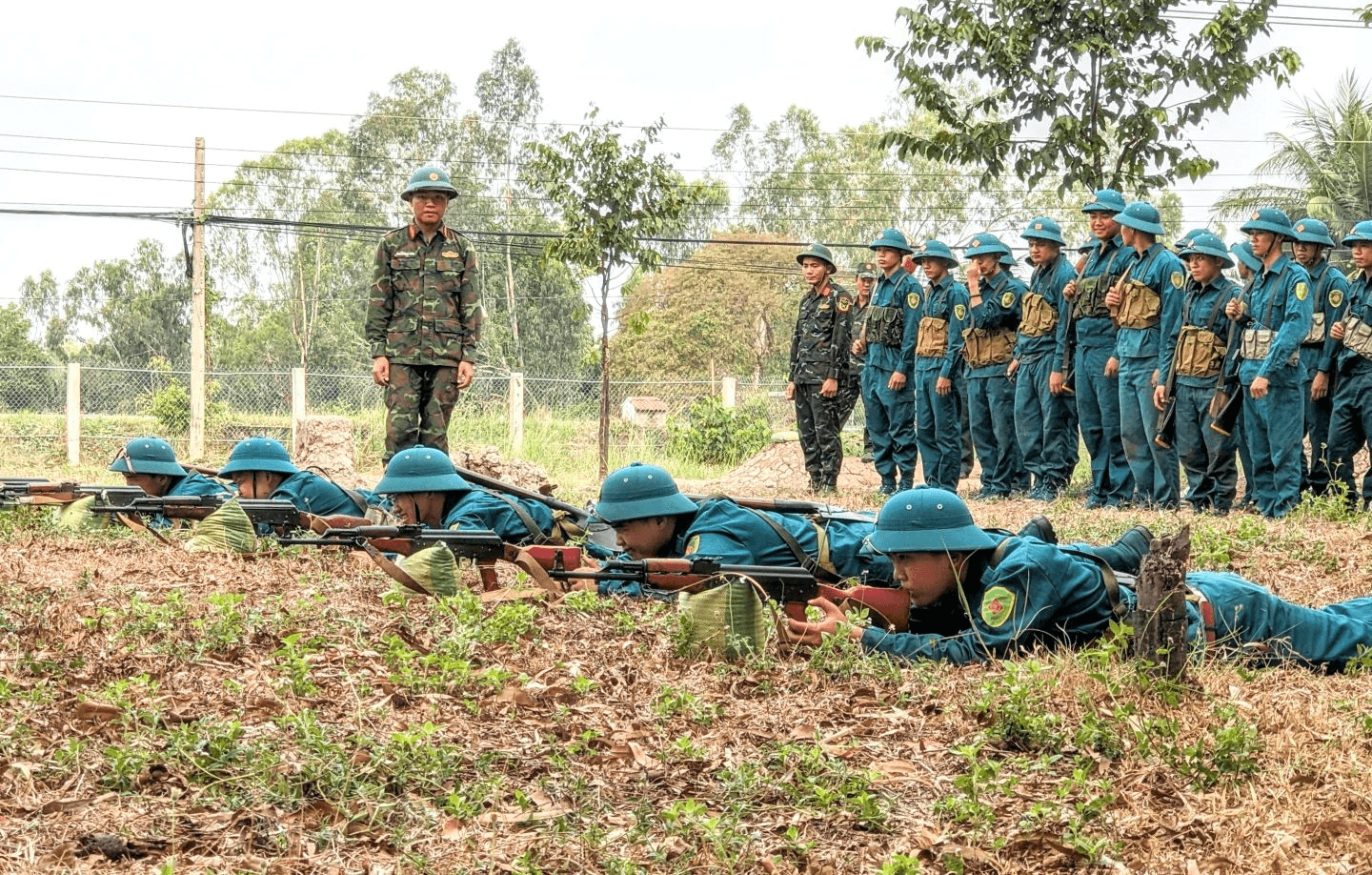 "Sao vuông" trên bãi tập
