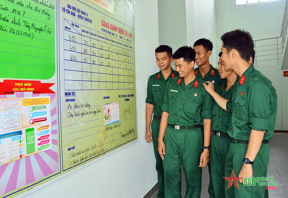 Tạo động lực phấn đấu cho bộ đội