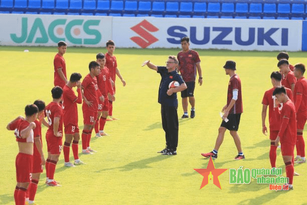 U22 Việt Nam “tổng duyệt” trước trận ra quân gặp U22 Lào