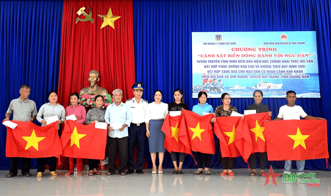 Hải đoàn 21, Bộ tư lệnh Vùng Cảnh sát biển 2: Tuyên truyền về tình hình an ninh biển, đảo