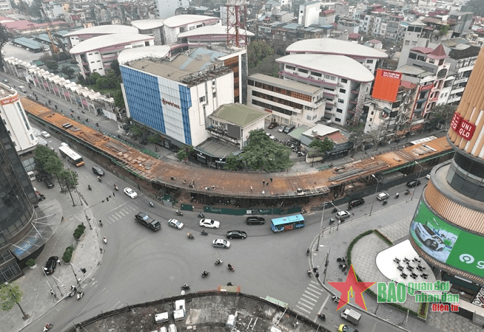 Hà Nội sắp thông xe cầu vượt nút giao Chùa Bộc - Phạm Ngọc Thạch