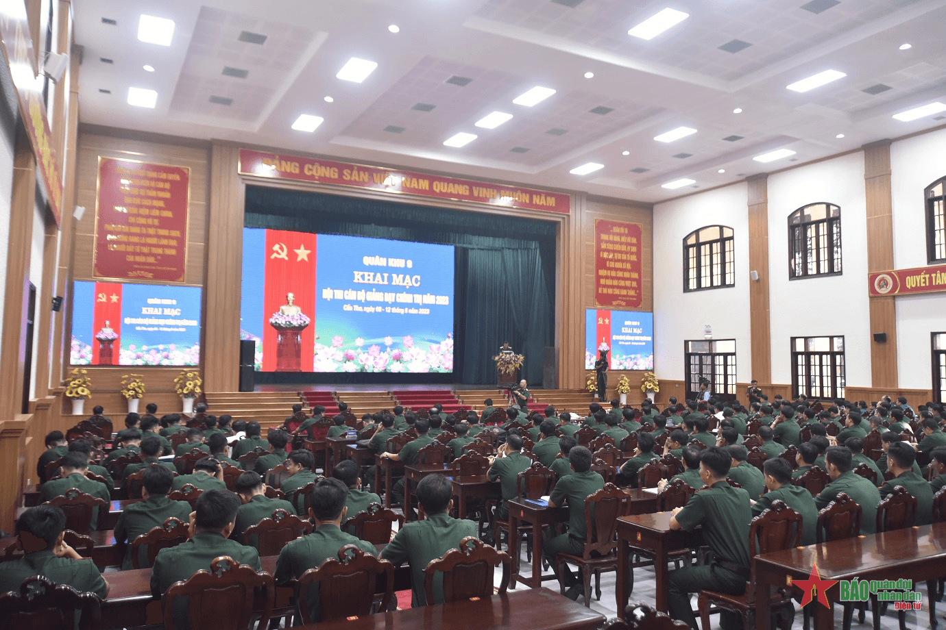 Quân khu 9: Nâng cao chất lượng công tác giáo dục chính trị