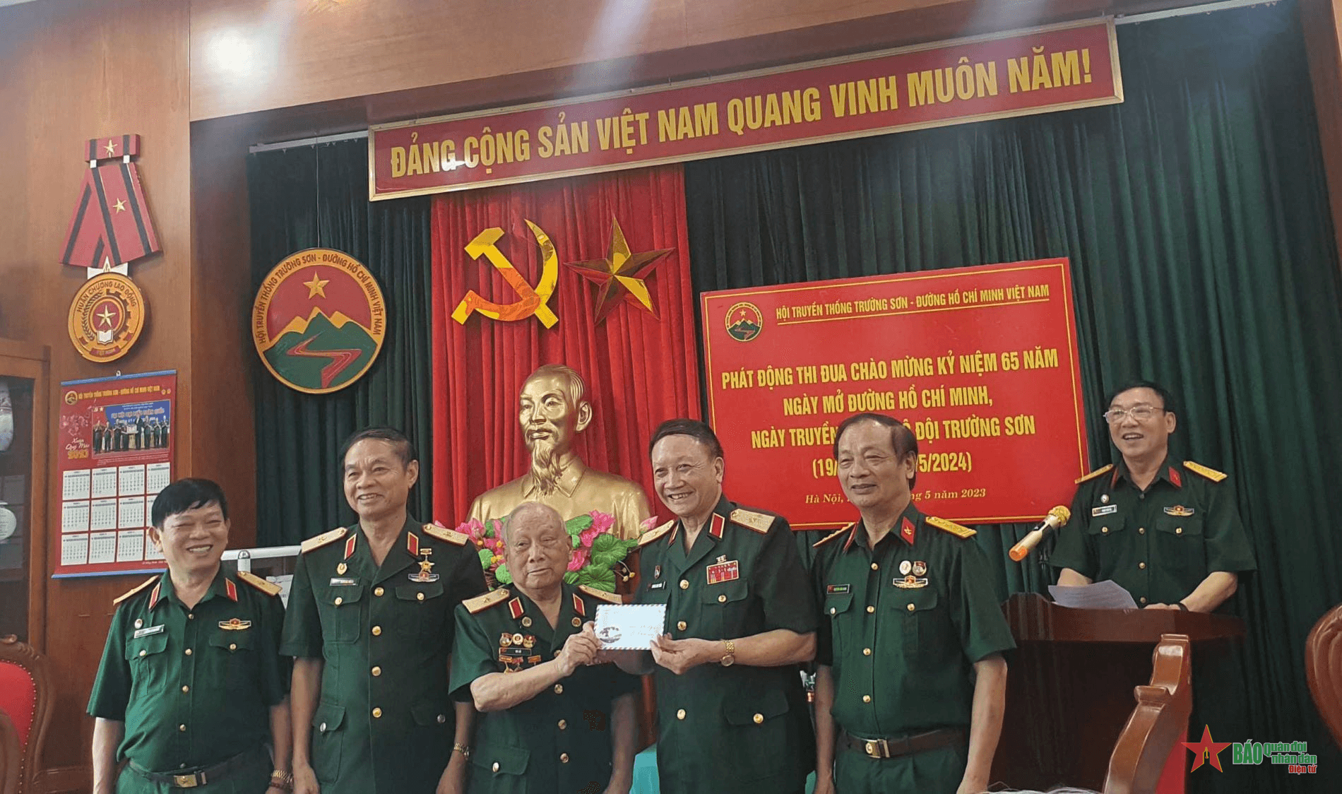 Phát động thi đua hướng tới kỷ niệm 65 năm Ngày truyền thống Bộ đội Trường Sơn