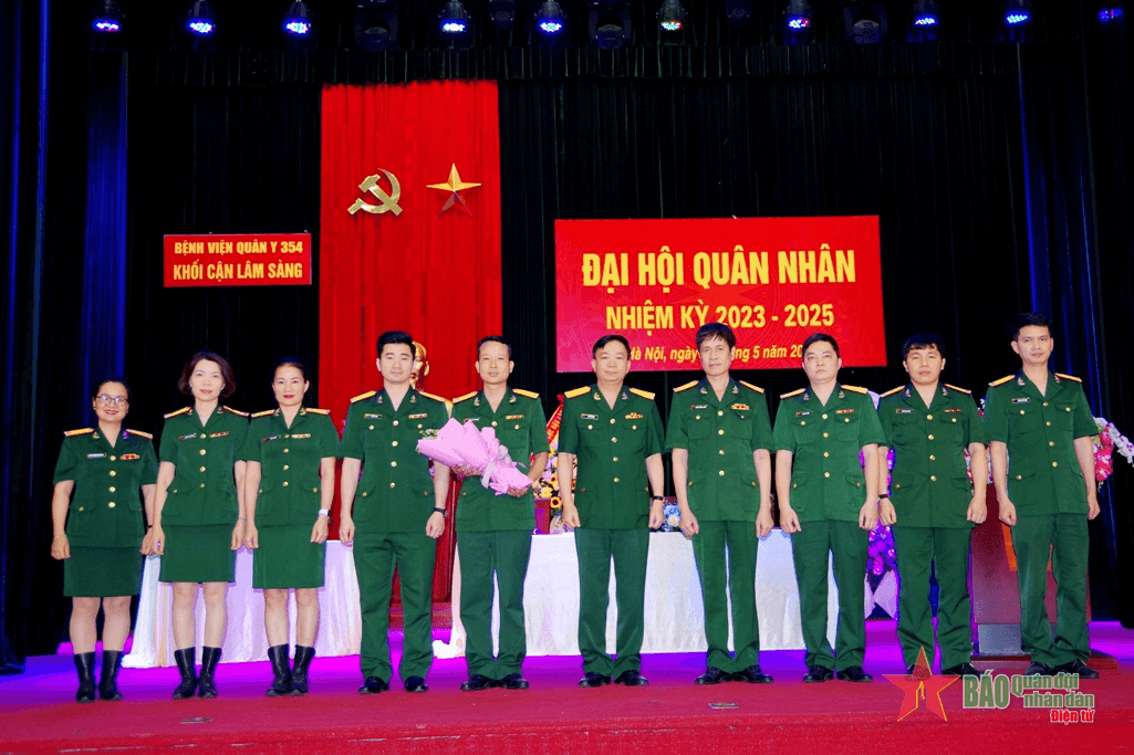 Bệnh viện Quân y 354 tổ chức thành công Đại hội quân nhân Khối Cận lâm sàng nhiệm kỳ 2023-2025