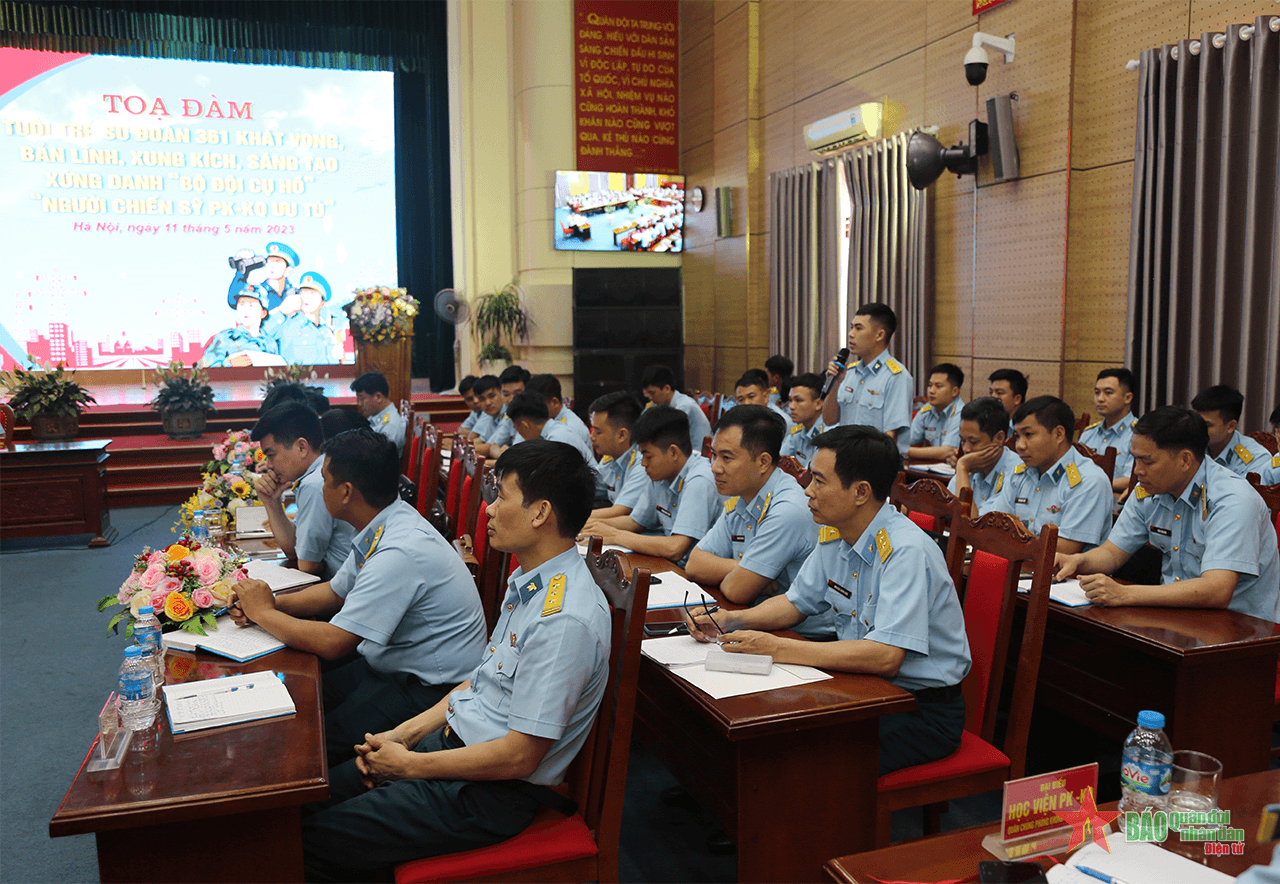 Sư đoàn 361, Quân chủng Phòng không - Không quân: Tọa đàm cán bộ, sĩ quan trẻ năm 2023