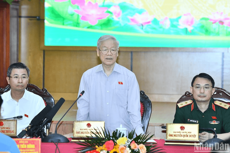 Tổng Bí thư Nguyễn Phú Trọng: Hà Nội phải gương mẫu đi đầu thực hiện đấu tranh phòng, chống tham nhũng, tiêu cực