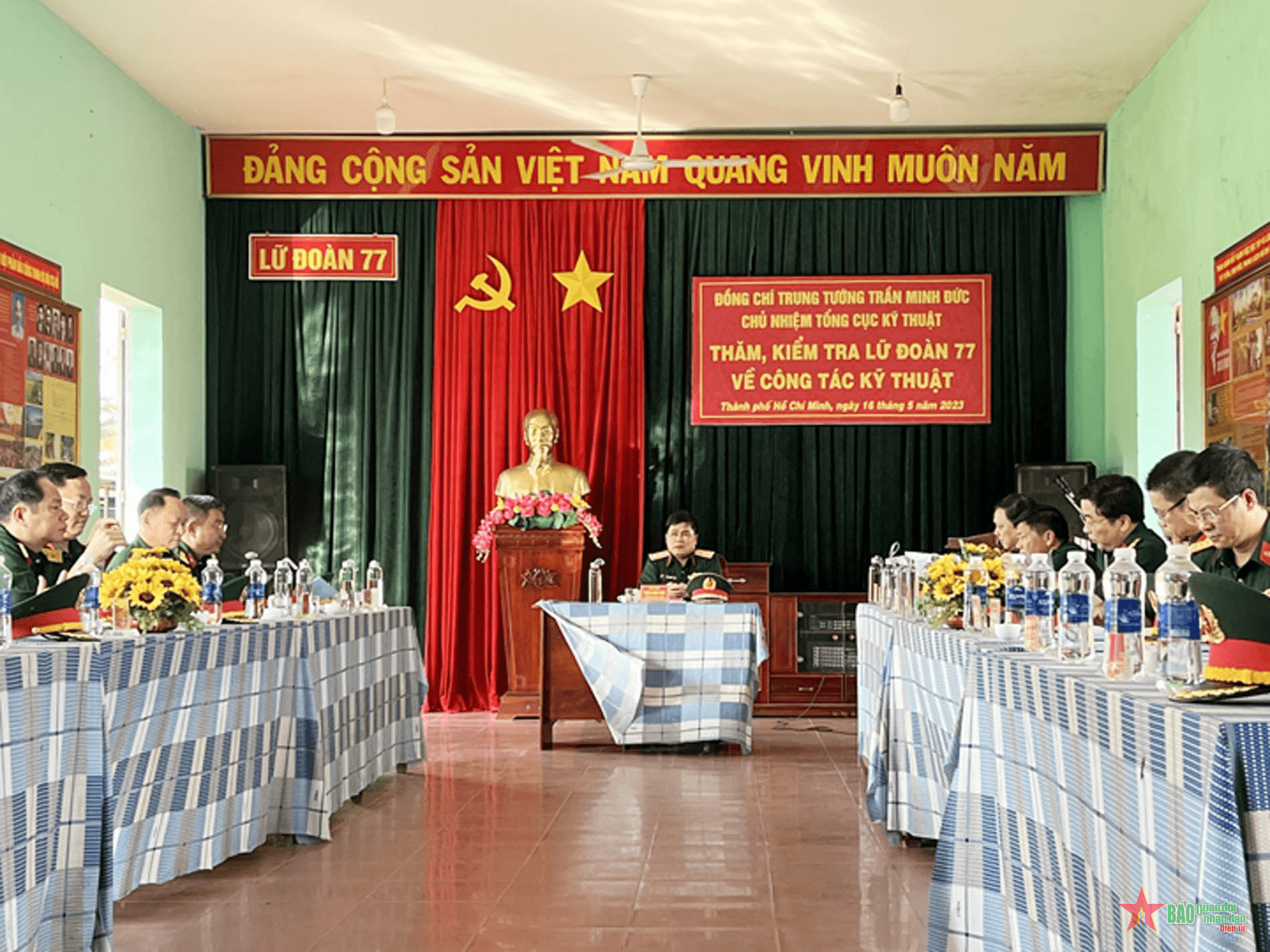 Kiểm tra công tác kỹ thuật tại Lữ đoàn Phòng không 77
