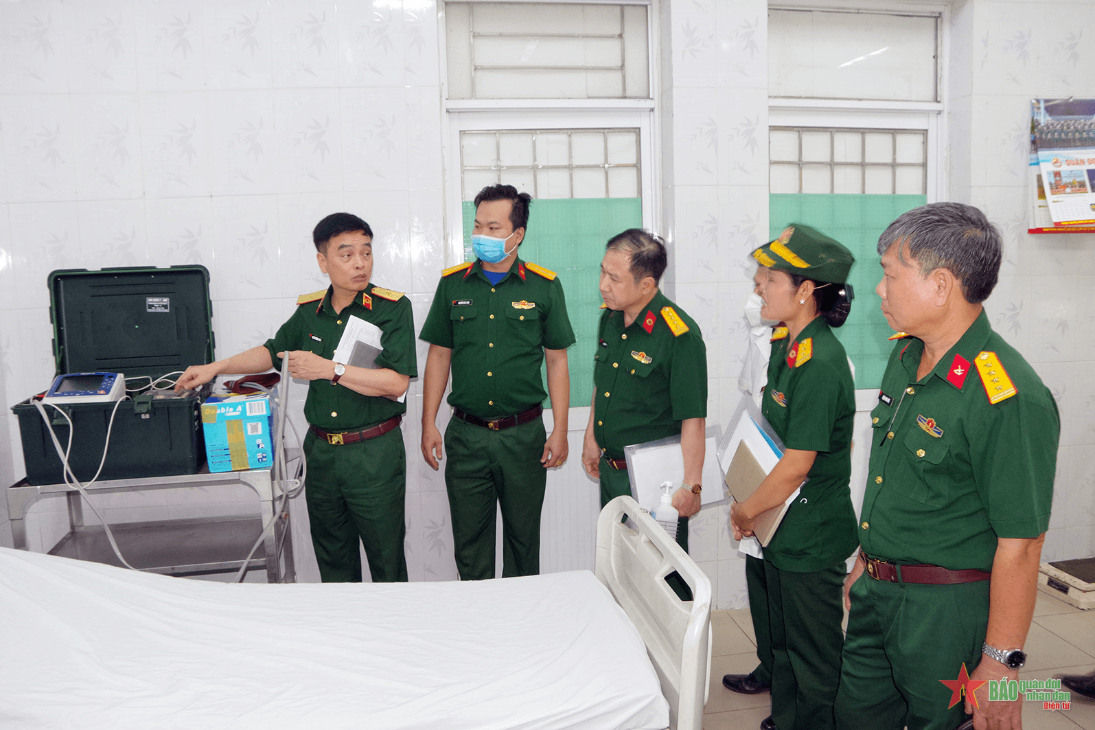 Cục Quân y kiểm tra công tác quân y, bảo hiểm y tế tại Sư đoàn 9, Quân đoàn 4