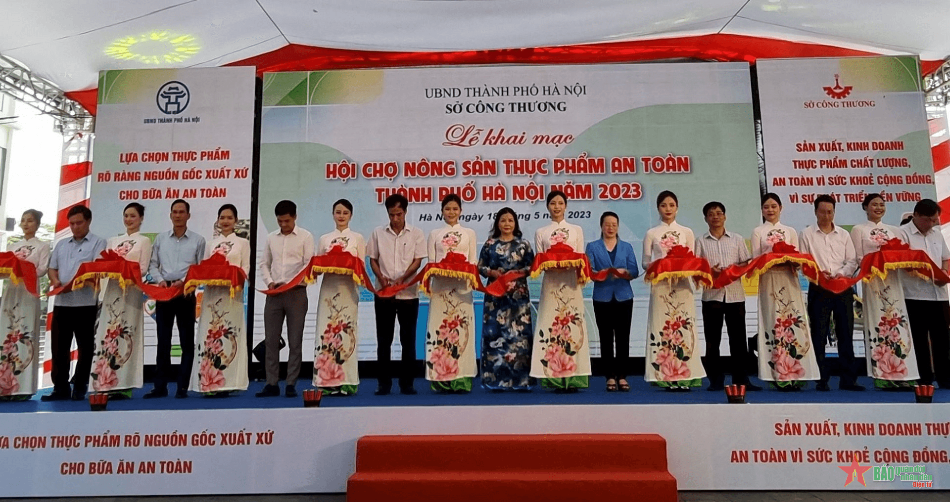 100 đơn vị tham gia Hội chợ nông sản thực phẩm an toàn Thành phố Hà Nội năm 2023