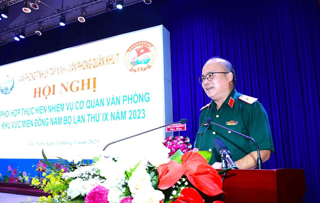 Quân khu 7 và các tỉnh, thành miền Đông Nam bộ tiếp tục nâng cao hiệu quả công tác văn phòng