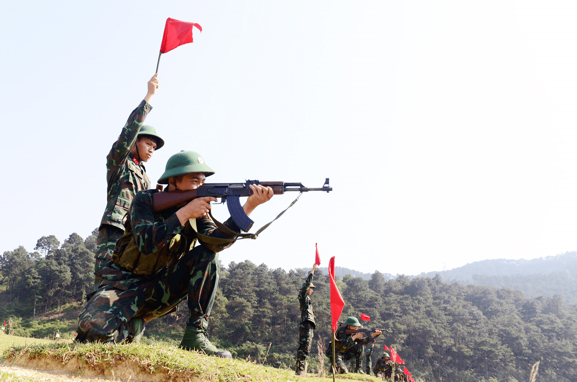 "Hoa bắn giỏi" ở Trung đoàn Ba Vì