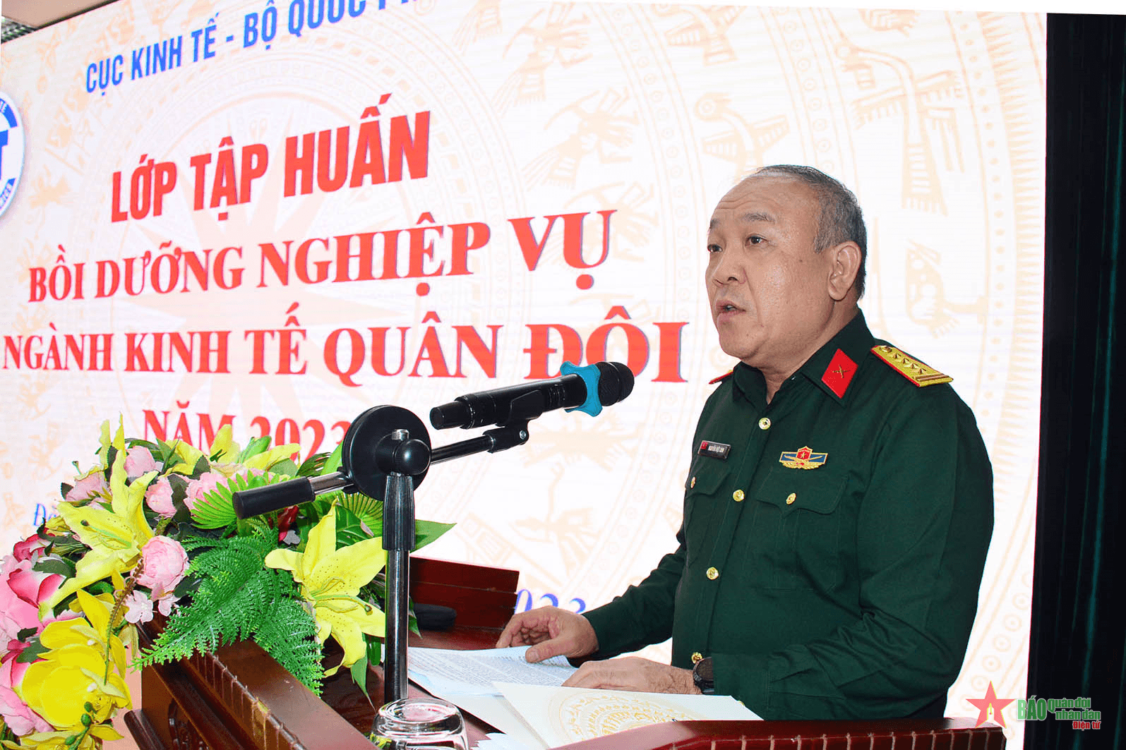 Khai mạc lớp tập huấn, bồi dưỡng nghiệp vụ ngành kinh tế quân đội năm 2023