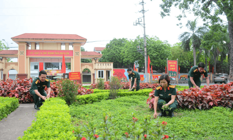 Đơn vị khang trang, niềm vui rộn ràng