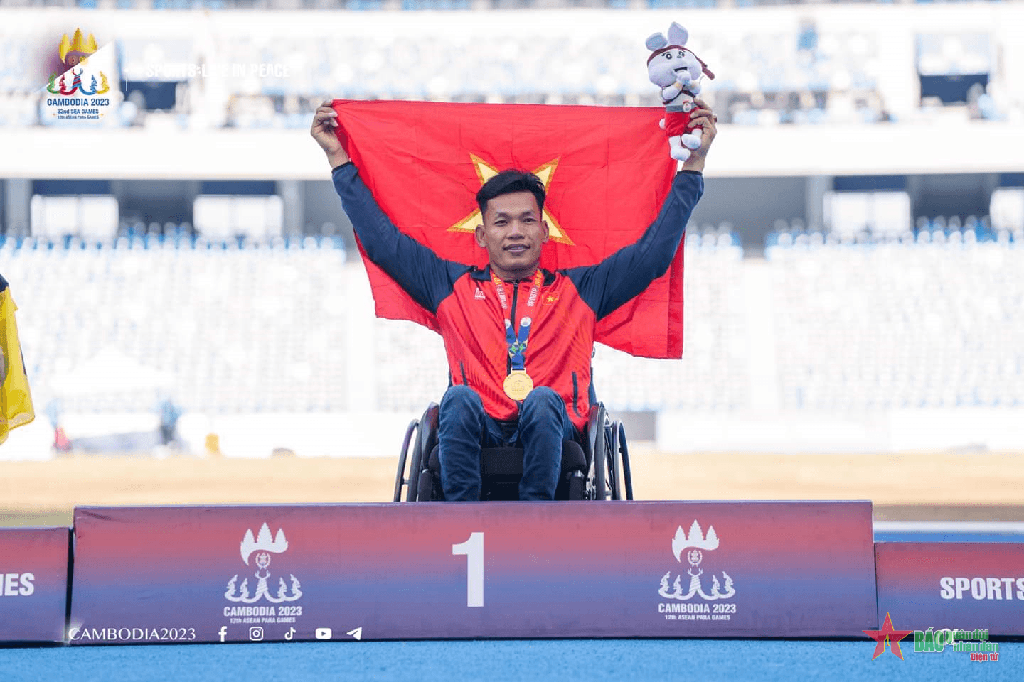 Bảng tổng sắp huy chương ASEAN Para Games 12 hôm nay (6-6)