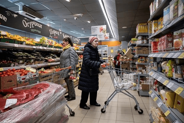 Nga dự kiến GDP tăng 1% trong năm nay