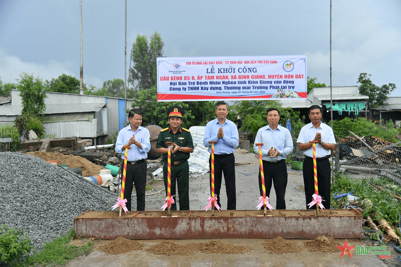 Kiên Giang xuất quân thực hiện các hoạt động Tết Quân dân năm 2024