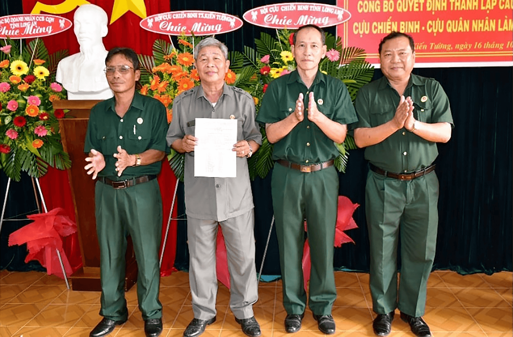 Cựu chiến binh giàu nghị lực