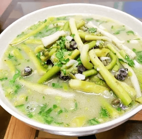 Nhớ canh ngó khoai mẹ nấu