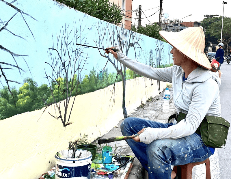 Góp sức làm đẹp đường phố
