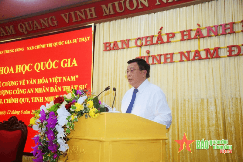 Phát huy giá trị Đề cương về văn hóa Việt Nam trong xây dựng lực lượng Công an nhân dân