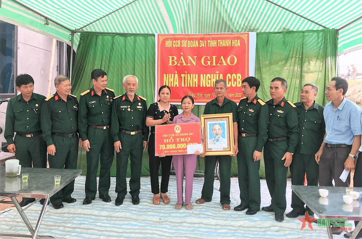 Ấm áp “Nghĩa tình đồng đội” của cựu chiến binh Sư đoàn 341