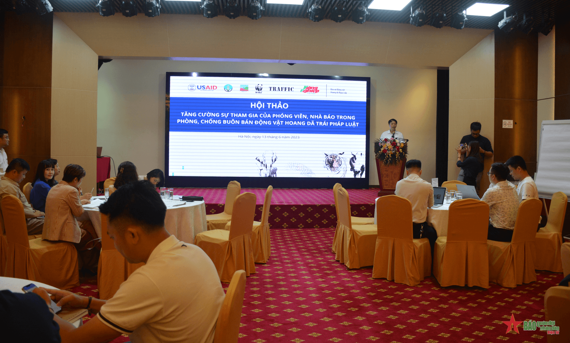 Tăng cường sự tham gia của phóng viên, nhà báo trong phòng, chống buôn bán động vật hoang dã trái phép