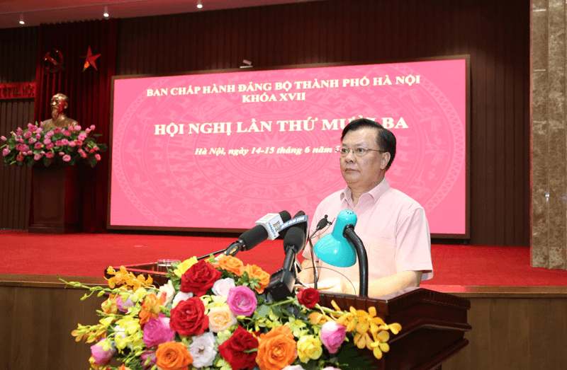 Bế mạc Hội nghị lần thứ mười ba Ban Chấp hành Đảng bộ TP Hà Nội khóa XVII