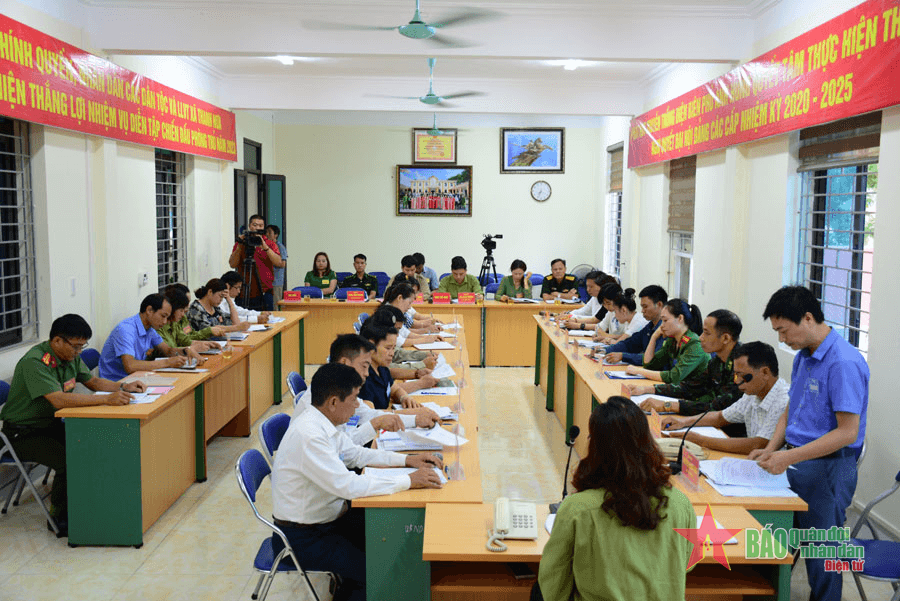 Điện Biên tổ chức diễn tập sát tình hình địa bàn