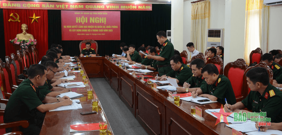 Điện Biên: Tập trung thực hiện hiệu quả nhiệm vụ quân sự, quốc phòng địa phương